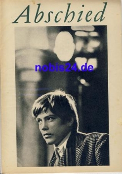 Abschied DEFA-Film mit Jan Spitzer, Rolf Ludwig, Manfred Krug, Annekatrin Bürger Progress Filmprogramm 99/68 Film für Sie Abschied DEFA-Film mit Jan Spitzer, Rolf Ludwig, Manfred Krug, Annekatrin Bürger Progress Filmprogramm 99/68 Film für Sie