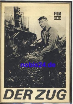 Der Zug mit Burt Lancaster, Paul Scofield, Jeanne Moreau Progress Filmprogrann 70/66 Film für Sie Der Zug mit Burt Lancaster, Paul Scofield, Jeanne Moreau Progress Filmprogrann 70/66 Film für Sie