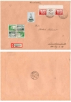 Deutsches Reich Zusammendruck aus Markenheftchen W143 und SK32 auf R Brief Briefmarkenschau Bremen Sonderpostamt 3.12.1937