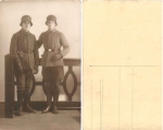 Deutsche Freikorps Soldaten Echtfotokarte um 1920