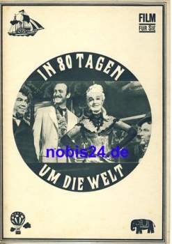Around the World in 80 Days with David Niven, Shirley MacLaine, Fernandel, Buster Keaton Progress program 76/66 film for you Around the World in 80 Days with David Niven, Shirley MacLaine, Fernandel, Buster Keaton Progress program 76/66 film for you