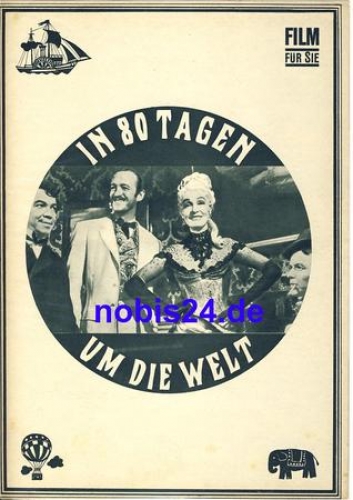 Around the World in 80 Days with David Niven, Shirley MacLaine, Fernandel, Buster Keaton Progress program 76/66 film for you Around the World in 80 Days with David Niven, Shirley MacLaine, Fernandel, Buster Keaton Progress program 76/66 film for you