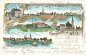 Preview: 01619 Kreinitz Zeithain Gasthof Schule Litho o 1901