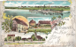 Preview: 01619 Lorenzkirch Zeithain Gasthaus Litho Elbdampfer Wettin o um 1900