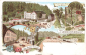 Preview: 01723 Taennichtmuehle Wilsdruff Restaurant Bahnhof Herzogswalde Litho * um 1900