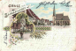 Preview: 06456 Sandersleben (Anhalt/Arnstein) "Greetings from..." – Lithograph, c. 1900