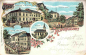 Preview: 09350 Heinrichsort Lichtenstein in Sachsen Gasthof zur Krone Litho o 1908