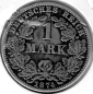 Preview: 1 Mark 1874 A Silbermünze Kaiserreich