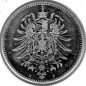 Preview: 1 Mark 1875 B Kaiserreich Silbermünze 