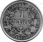 Preview: 1 Mark 1875 J Imperial Silver Coin