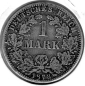 Preview: 1 Mark 1878 A German Empire Silver Coin
