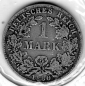 Preview: 1 Mark 1880 D German Empire Silver Coin