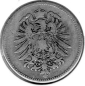 Preview: 1 Mark 1880 H German Empire Silver Coin