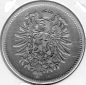 Preview: 1 Mark 1881 F German Empire Silver Coin