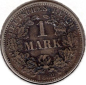 Preview: 1 Mark 1882 G German Empire Silver Coin
