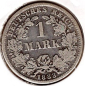 Preview: 1 Mark 1882 J German Empire Silver Coin