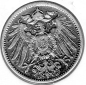 Preview: 1 Mark 1892 D German Empire Silver Coin