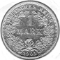 Preview: 1 Mark 1901 J German Empire Silver Coin