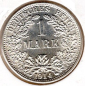 Preview: 1 Mark 1914 F German Empire Silver Coin