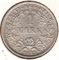 Preview: 1 Mark 1915 D German Empire Silver Coin