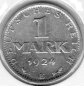 Preview: 1 Mark 1924 E Weimarer Republik Silbermünze