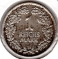 Preview: 1 Mark 1925 A Weimar Republic Silver Coin