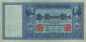 Preview: 100 Mark Reichsbanknote 21. April 1910