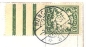 Preview: 5 Pfennig coat of arms with a bridge on AK Munich o 9.8.1902