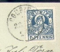 Preview: Courier Private city post on Munich AK Justizpalast o ca.1900