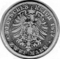 Preview: 2 Mark Saxony 1877 King Albert Silver Coin