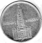 Preview: Jäger 0355 - 2 Reichsmark 1934 F Garnisonskirche mit Datum Silbermünze Deutsche Reich