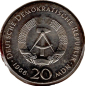 Preview: 20 Mark DDR 1966 Gottfried Wilhelm Leibnitz Silbermünze