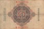 Preview: 20 Mark Reichsbanknote 8. Juni 1907 RO28 DEU-25