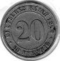 Preview: 20 Pfennig 1887 J German Empire