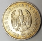 Preview: Jager 0360 - 5 Reichsmark 1936 A Hindenburg silver coin