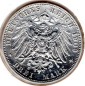 Preview: 3 Mark Sachsen 1909 Friedrich August stgl
