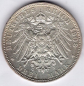 Preview: 3 Mark Wuerttemberg 1908 Wilhelm II Silver Coin