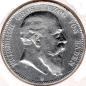 Preview: 5 Mark Baden 1907 Grand Duke Frederick Silver coin