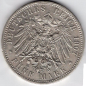 Preview: 5 Mark Prussia 1907 A Kaiser Wilhelm II Silver Coin
