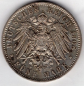 Preview: 5 Mark Saxony 1908 King Frederick Augustus Silver Coin
