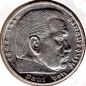 Preview: Jäger 0367 - 5 Reichsmark 1938 A Hindenburg Hakenkreuz Silbermünze