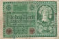 Preview: 50 Mark Reichsbanknote 23. Juli 1920