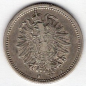 Preview: 50 Pfennig 1876 F Deutsches Kaiserreich Silbermünze