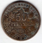 Preview: 50 Pfennig 1877 C Deutsches Kaiserreich Silbermünze
