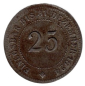 Preview: Anhalt emergency money 25 Pfennig emergency coin 1924