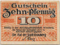 Preview: Annaberg Sachsen Notgeldschein um 1920