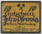 Preview: Annaberg Sachsen Notgeldschein um 1919 Bergmann
