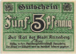 Preview: Annaberg Sachsen Notgeldschein um 1920