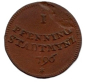 Preview: Augsburg freie Reichsstadt 1 Pfennig 1796