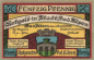 Preview: Bad Kösen emergency money note, 50 Pfennig, 1921